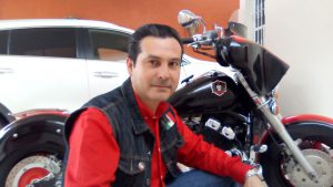 la viejona lista para el evento en bahía biker fest.